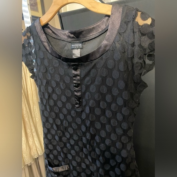 ‼️BLACK POLKA DOT DRESS‼️ - Picture 4 of 7